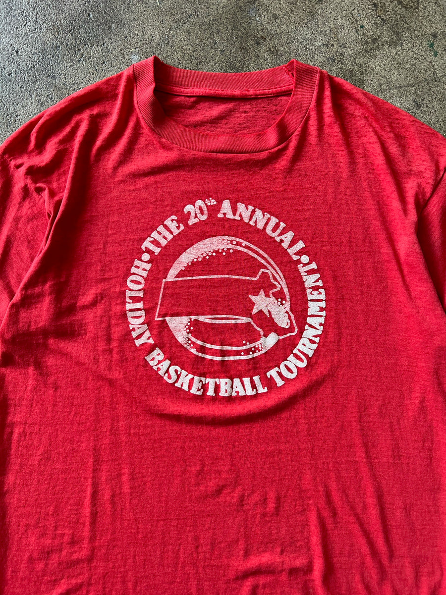 1980s Basketball Tournament Tee