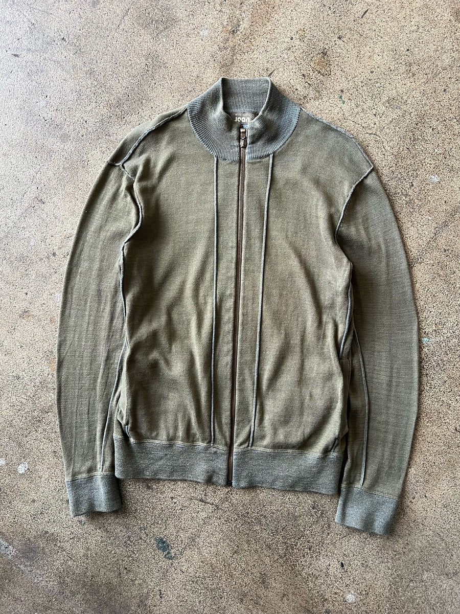 2000s Ted Baker Zip Up Sweater