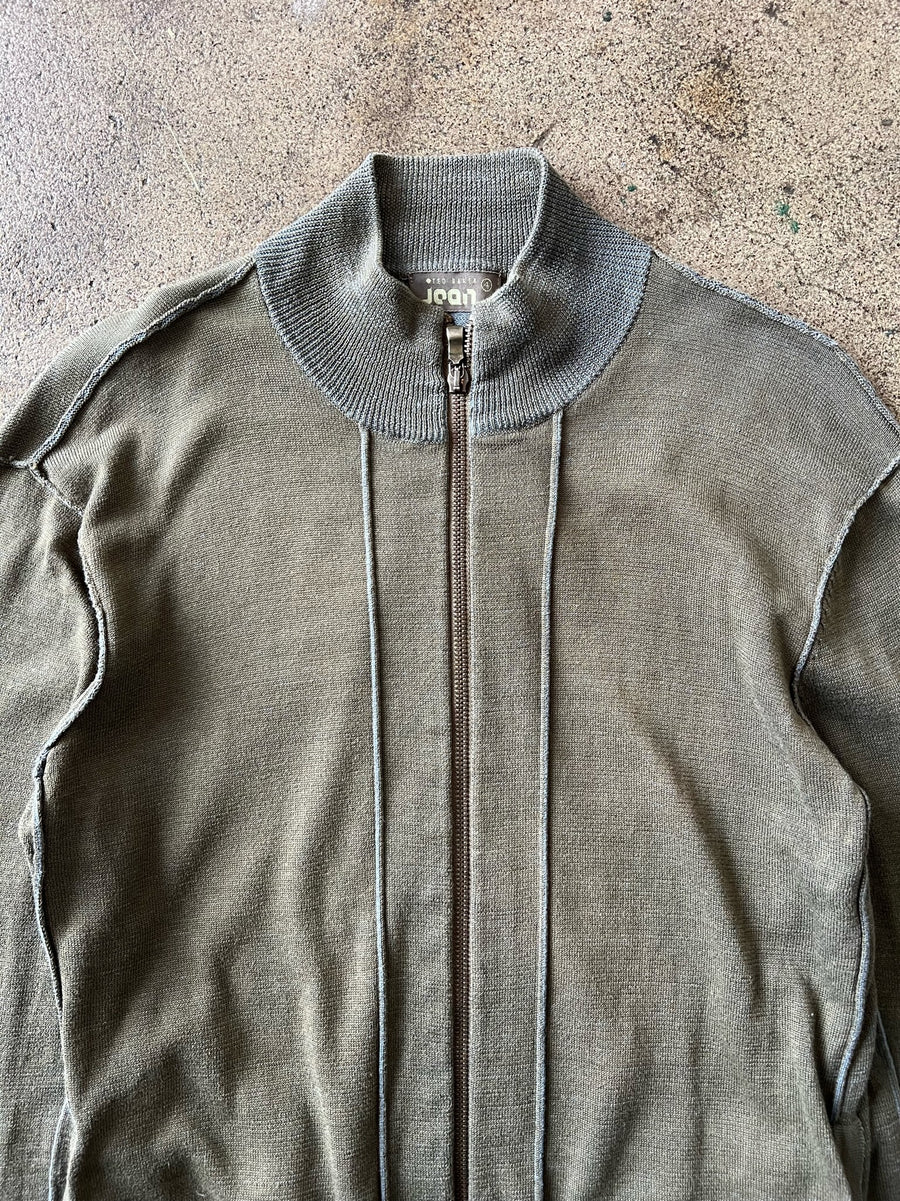 2000s Ted Baker Zip Up Sweater