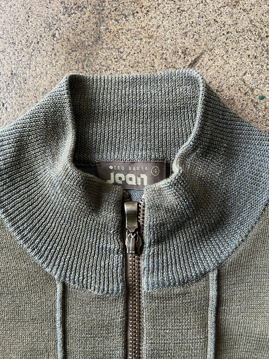 2000s Ted Baker Zip Up Sweater