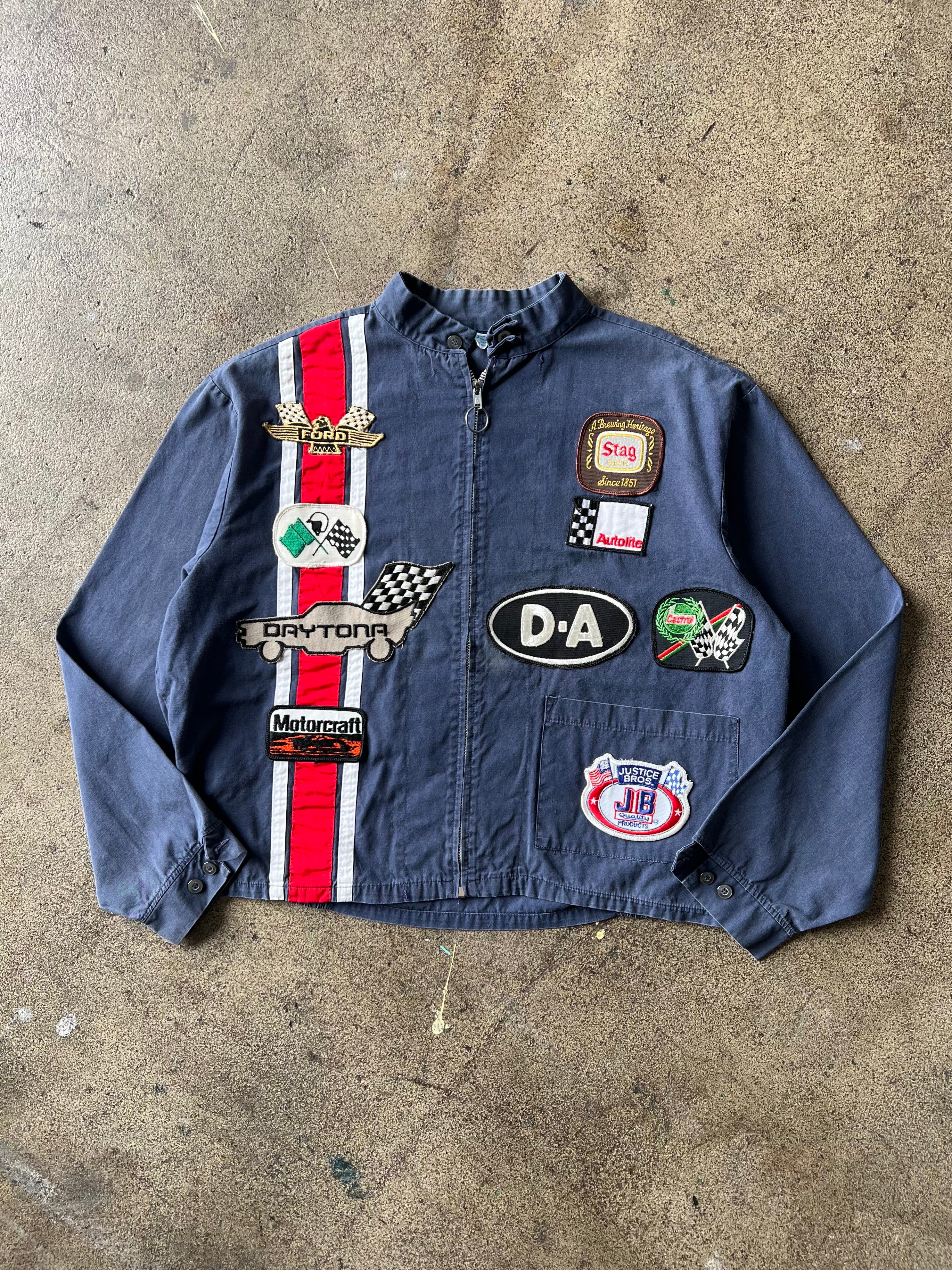 1960s Cafe Racer Stripe Patch Jacket – Ametora