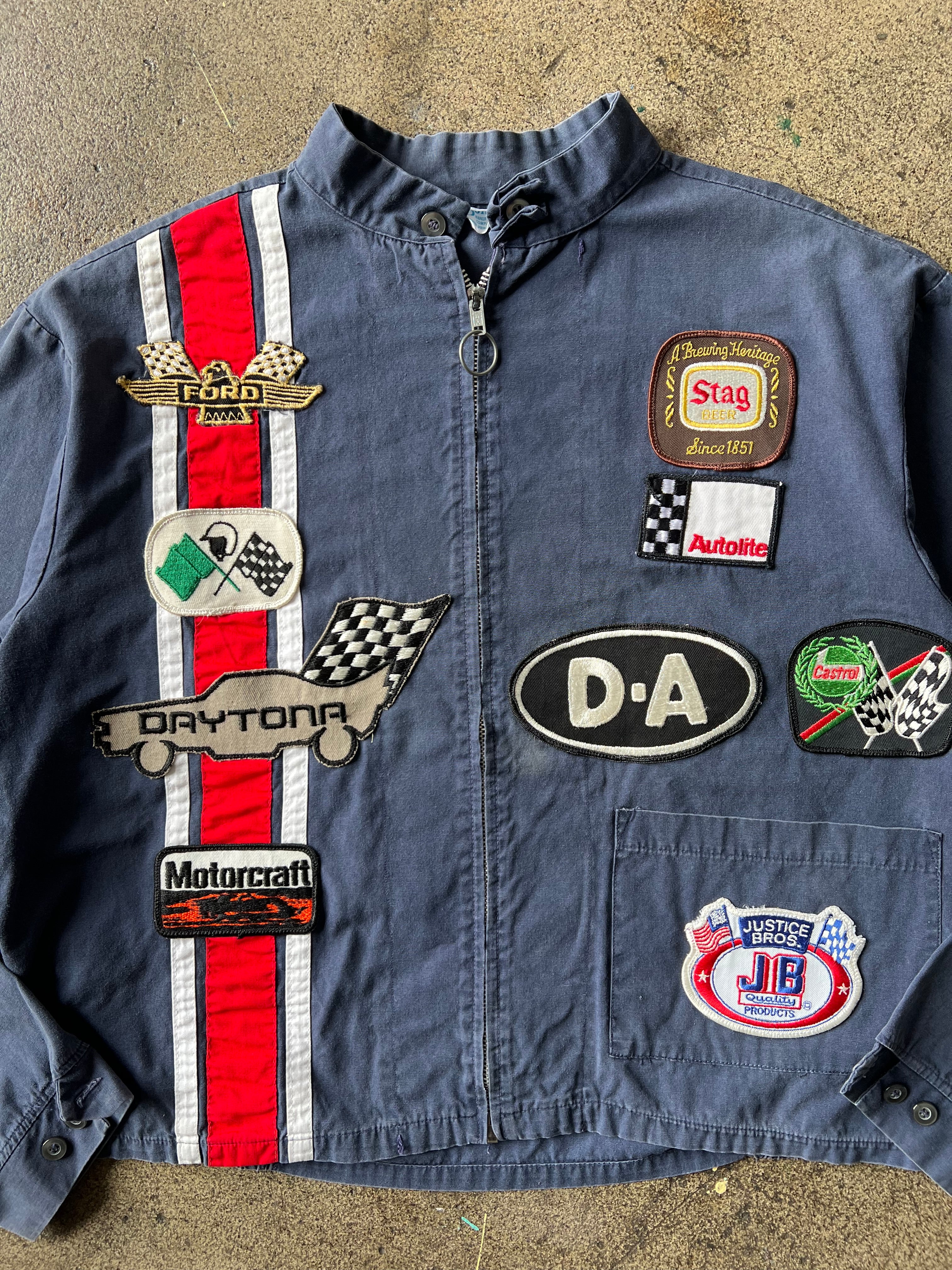 1960s Cafe Racer Stripe Patch Jacket – Ametora