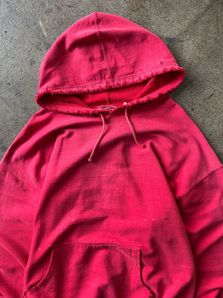 1990s Marlboro Country Faded Red Hoodie