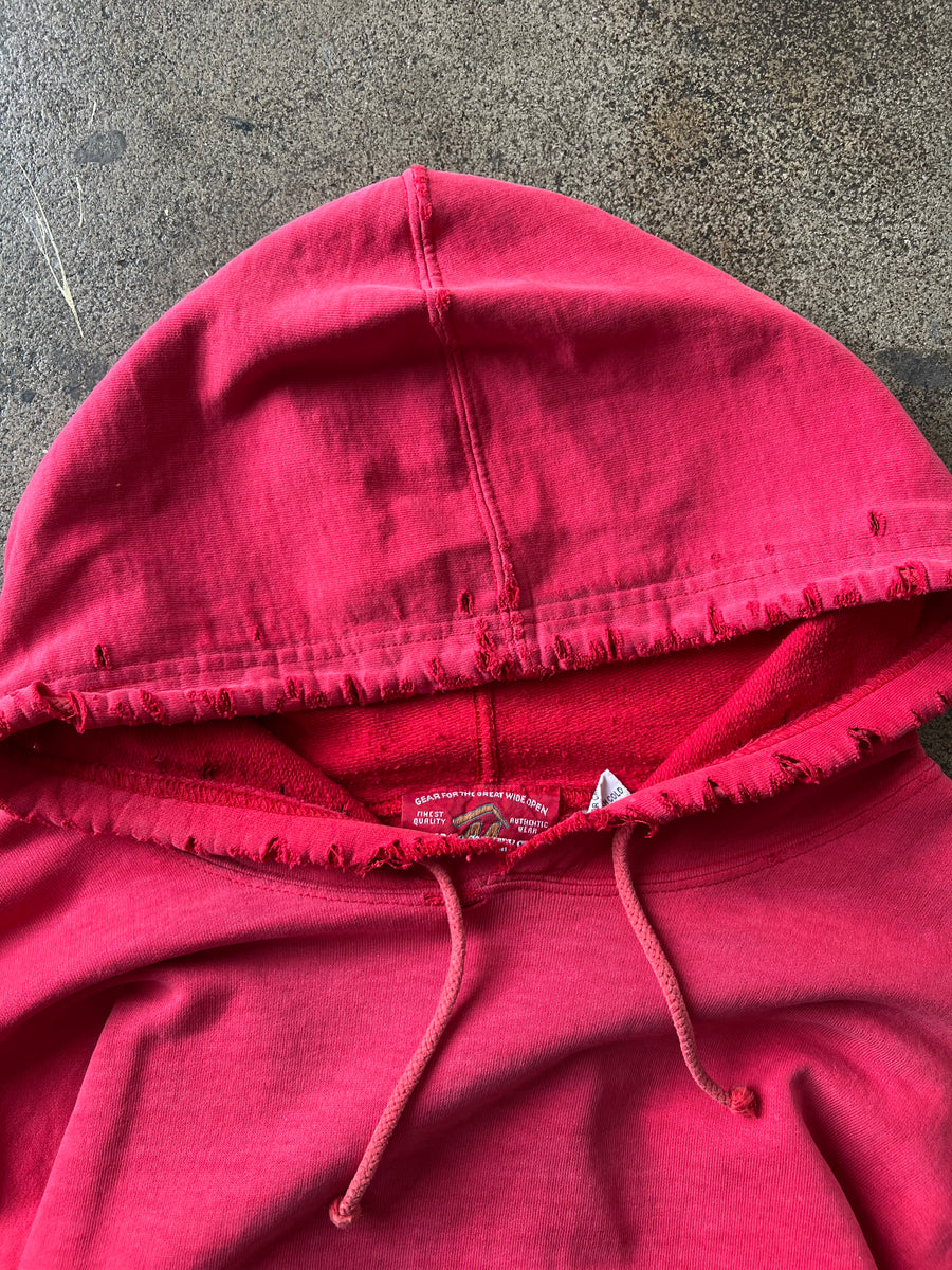 1990s Marlboro Country Faded Red Hoodie