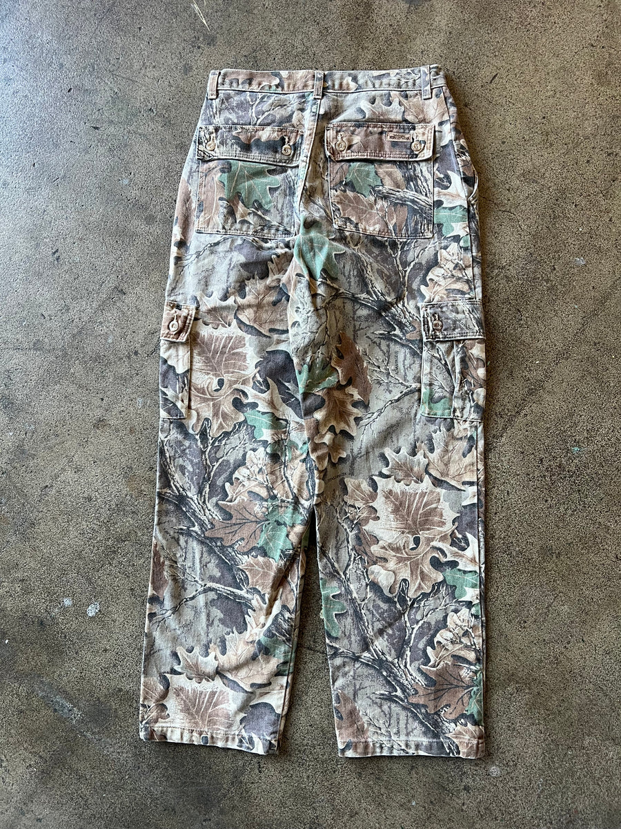 1990s Wrangler Real Tree Camo Cargo Pants 30