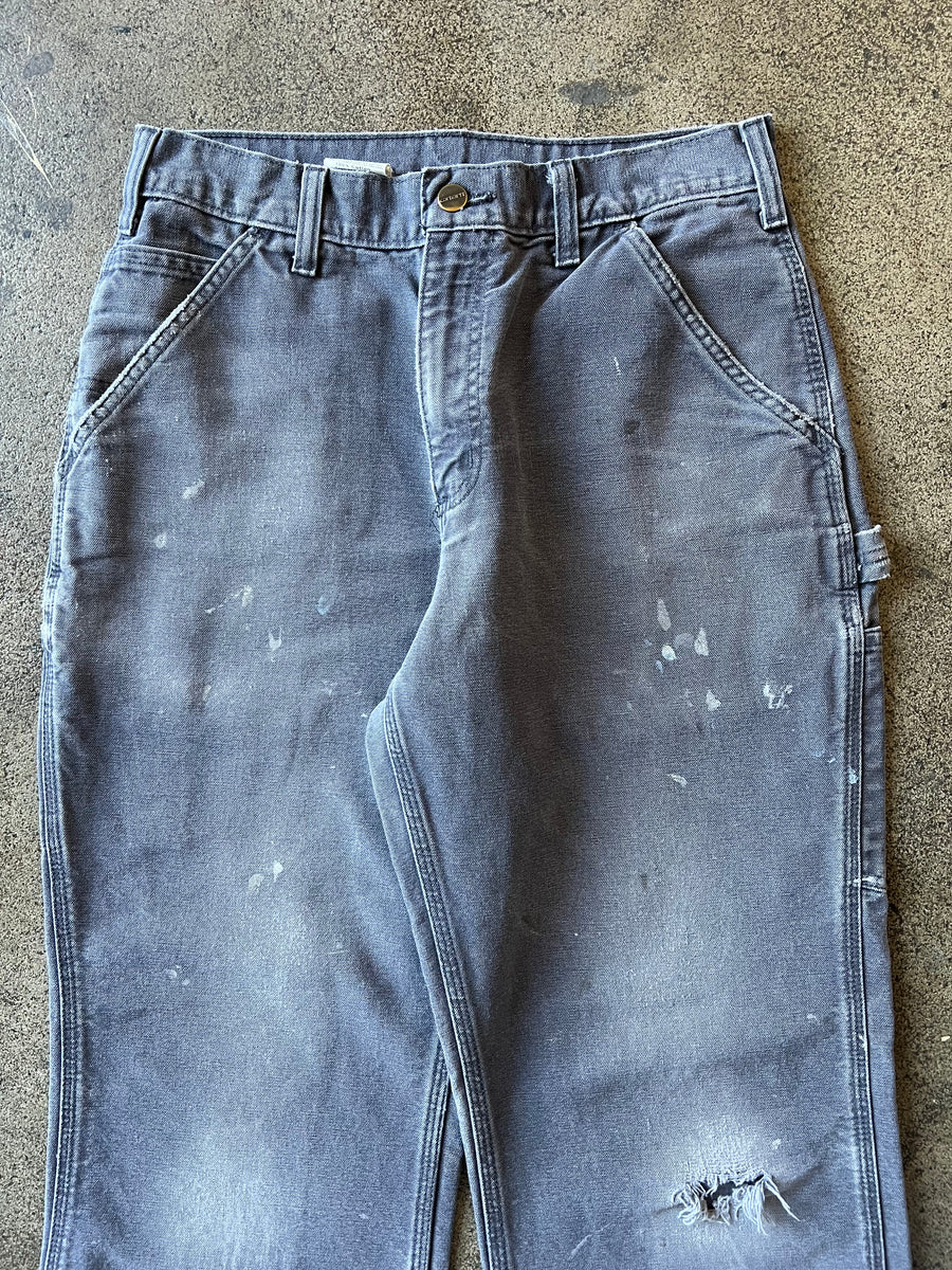 1990s Carhartt Gray Carpenter Work Pants 30