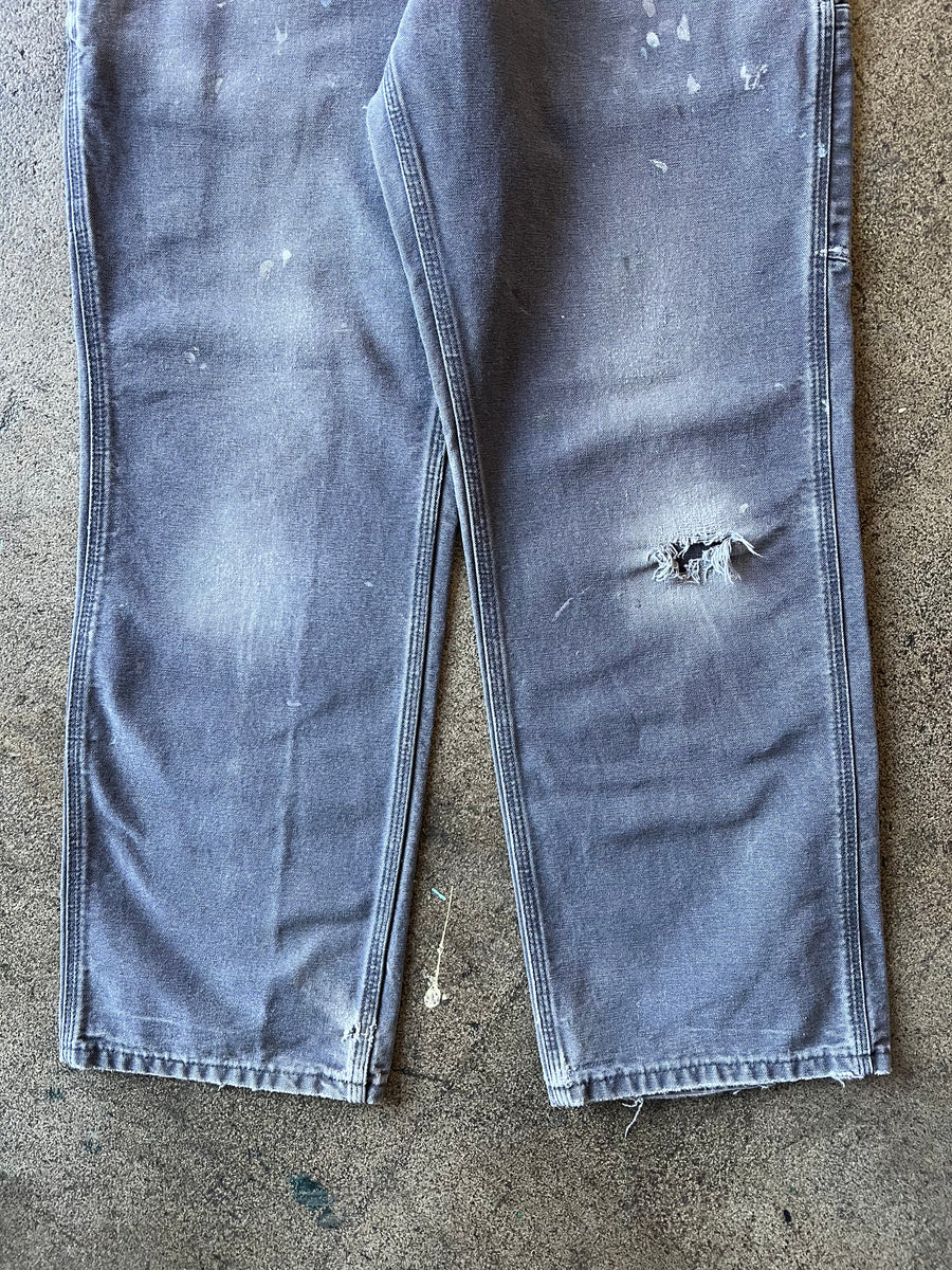 1990s Carhartt Gray Carpenter Work Pants 30