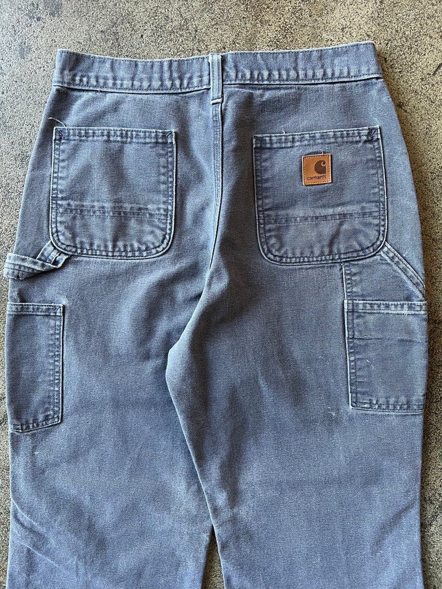 1990s Carhartt Gray Carpenter Work Pants 30