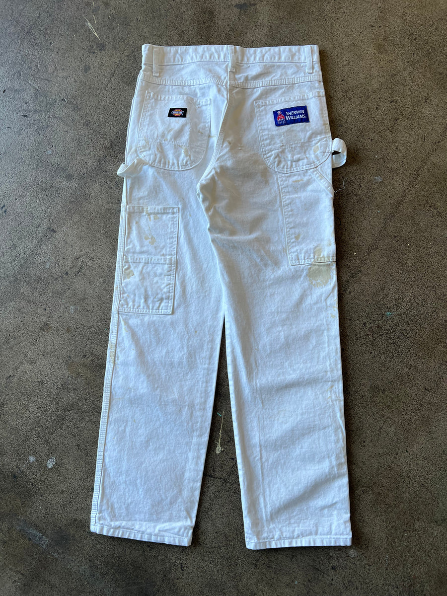 2000s Dickies White Painters Work Pants 30