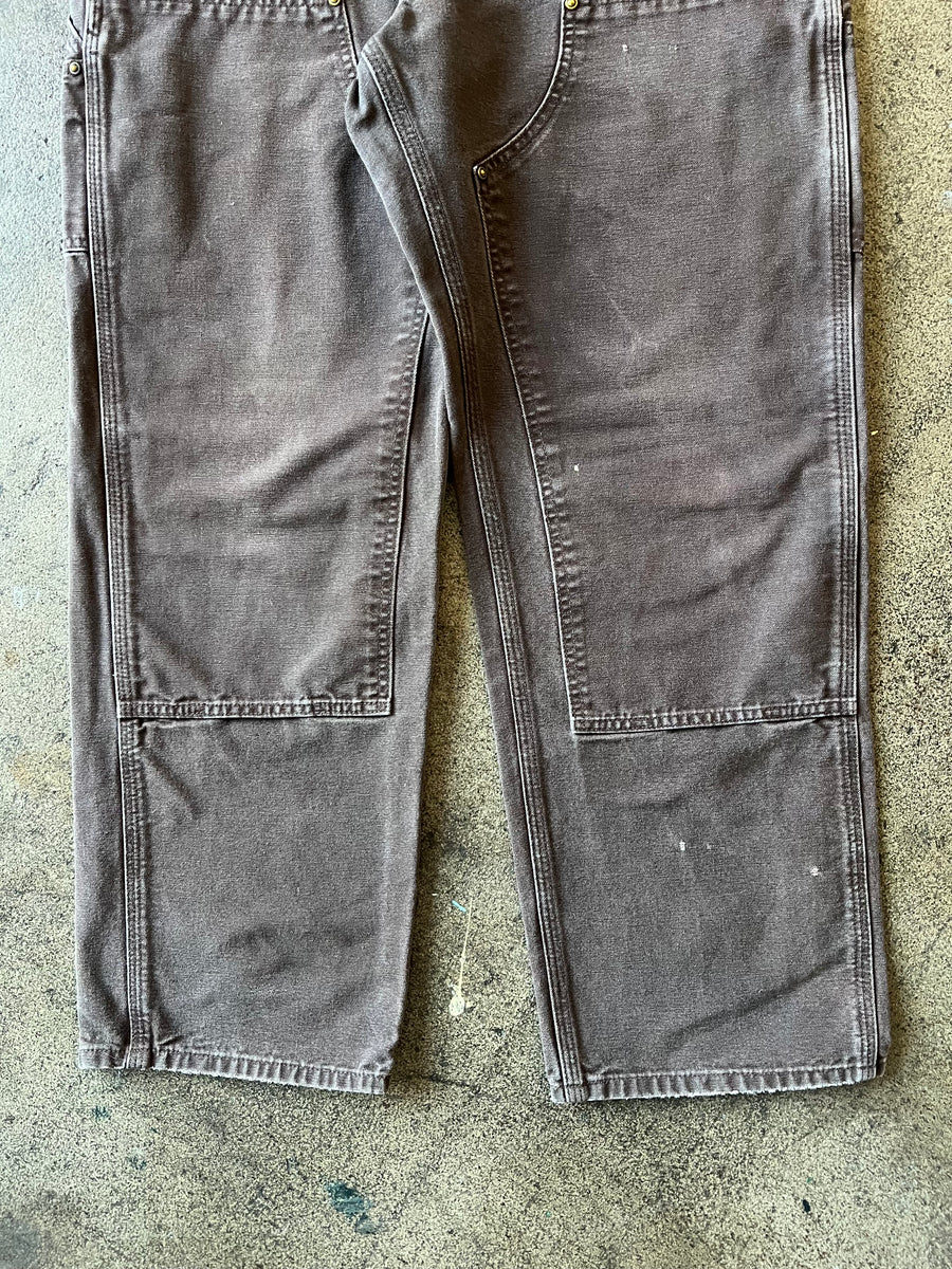 1990s Carhartt Faded Brown Double Knees 33