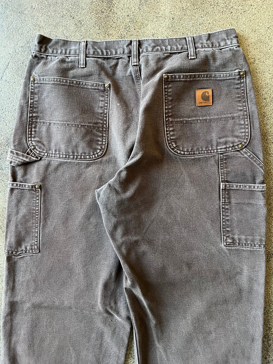 1990s Carhartt Faded Brown Double Knees 33