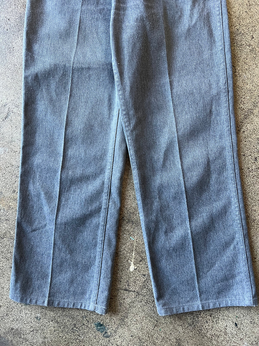 1990s Ben Davis Gray Work Trousers 30