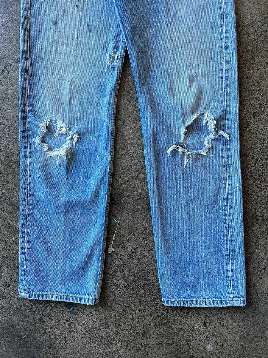 2000s Levi's 501 Distressed + Stained Jeans 32