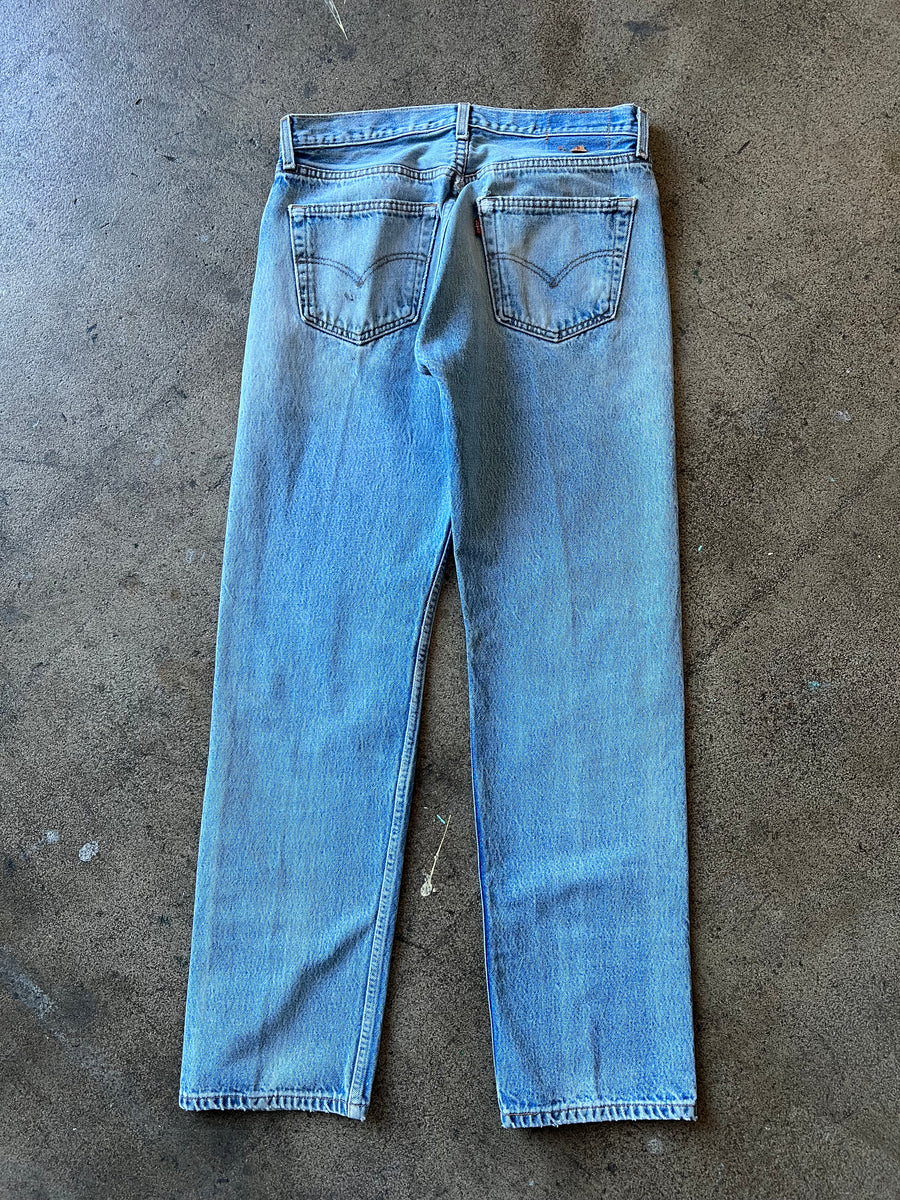 2000s Levi's 501 Distressed + Stained Jeans 32