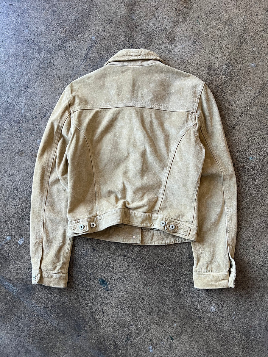 2000s Gap Suede Trucker Jacket