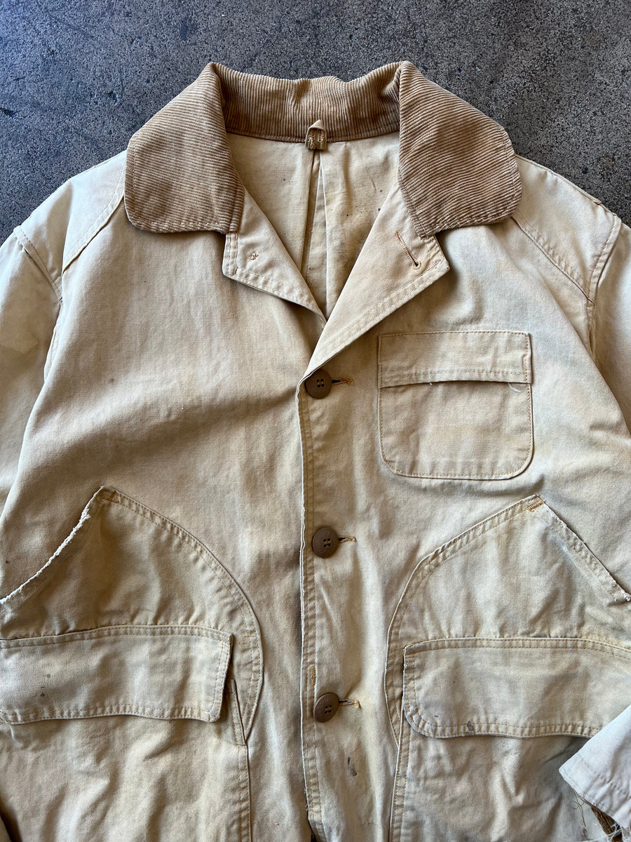 1940s J.C. Higgins Tin Cloth Hunting Jacket