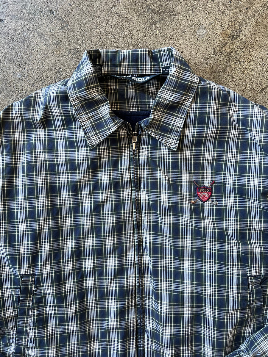 2000s Polo Golf Plaid Harrington Jacket