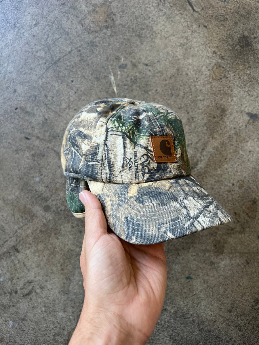 2000s Carhartt Real Tree Camo Insulated Duck Hat Ametora