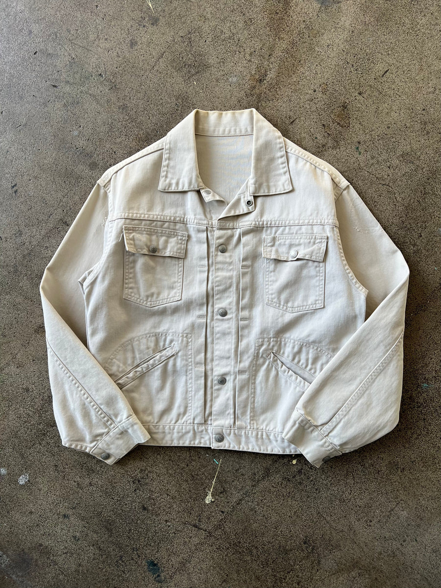 1960s Foremost Selvedge Pleated Khaki Denim Jacket