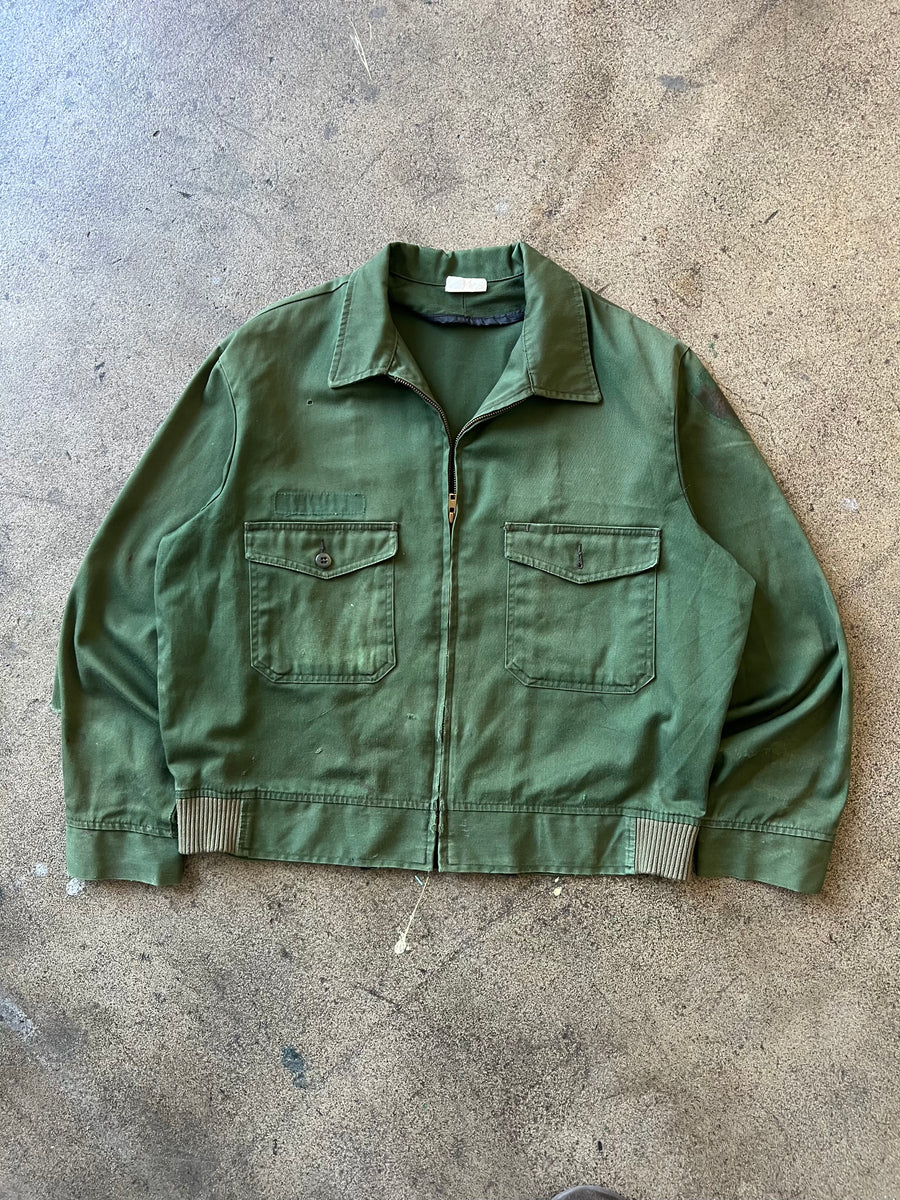 1970s National Parks Two Pocket Green Work Jacket