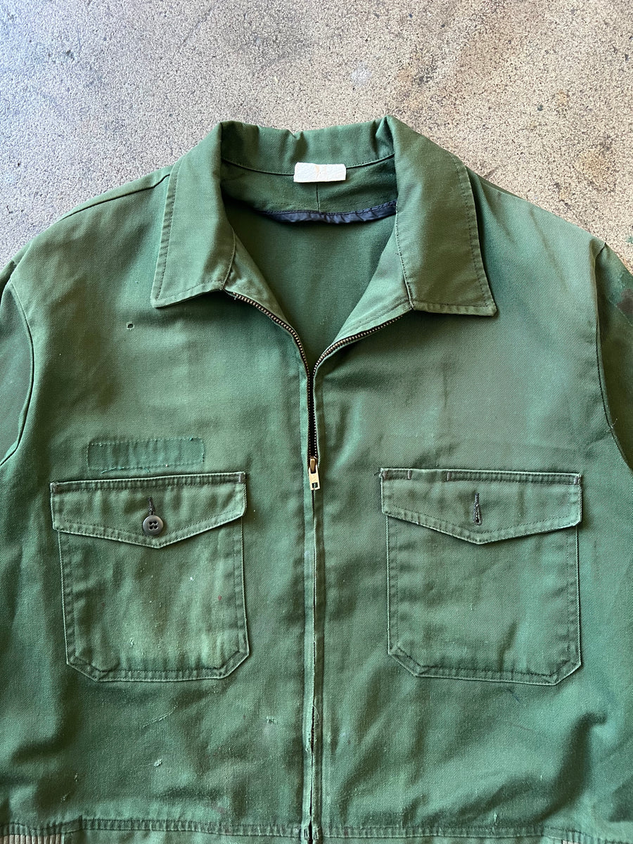 1970s National Parks Two Pocket Green Work Jacket