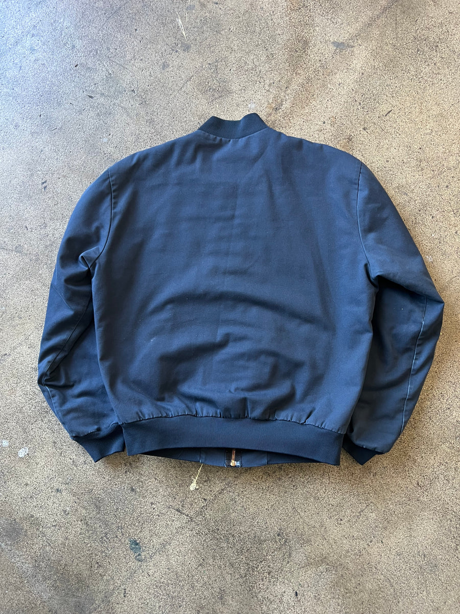 1990s Navy Blue Bomber Work Jacket