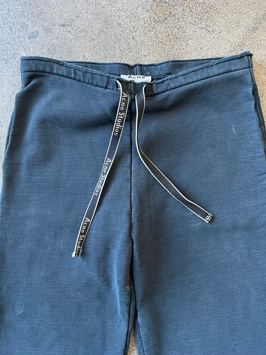 Vintage Acne Studio Heavy Black Terry Sweatpants 30