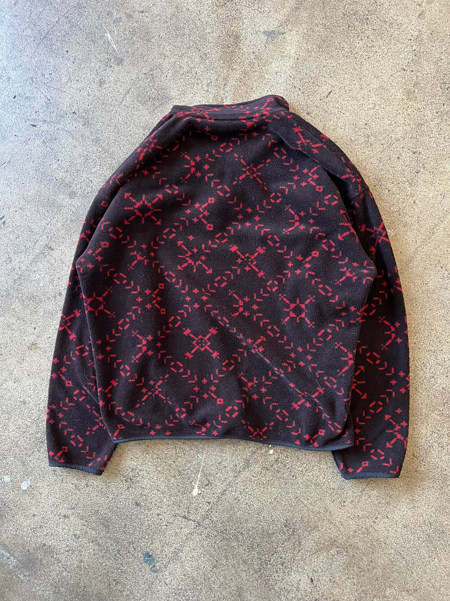 1990s Patagonia Snap-T Pullover Print Fleece