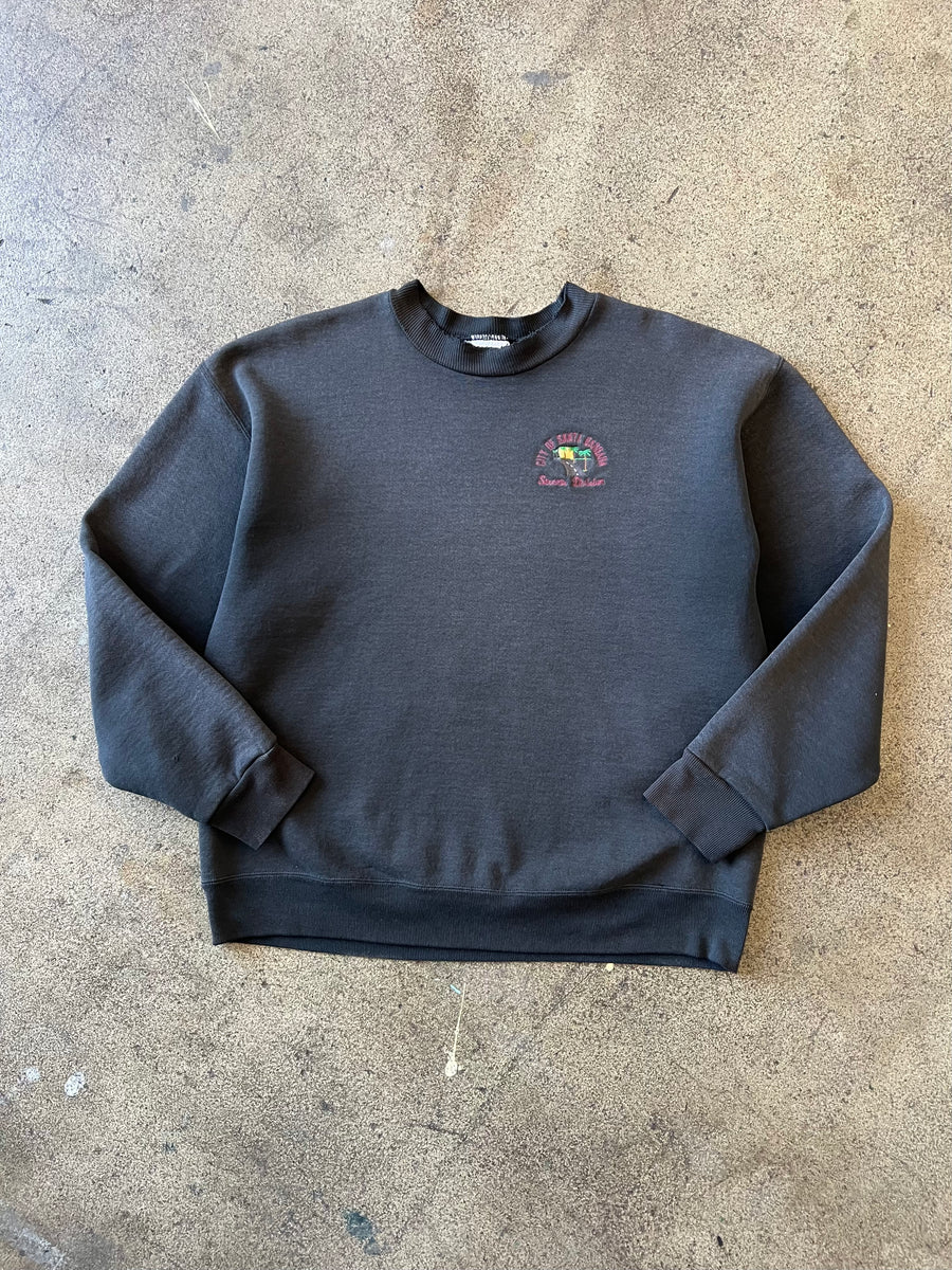 1990s Santa Barbara Streets Division Black Sweatshirt