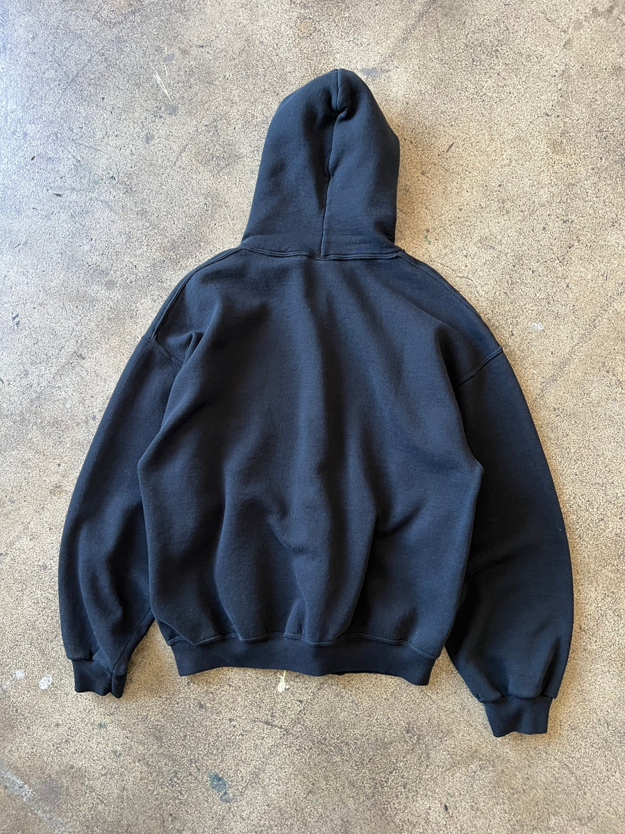 2000s Russell Black Zip Hoodie