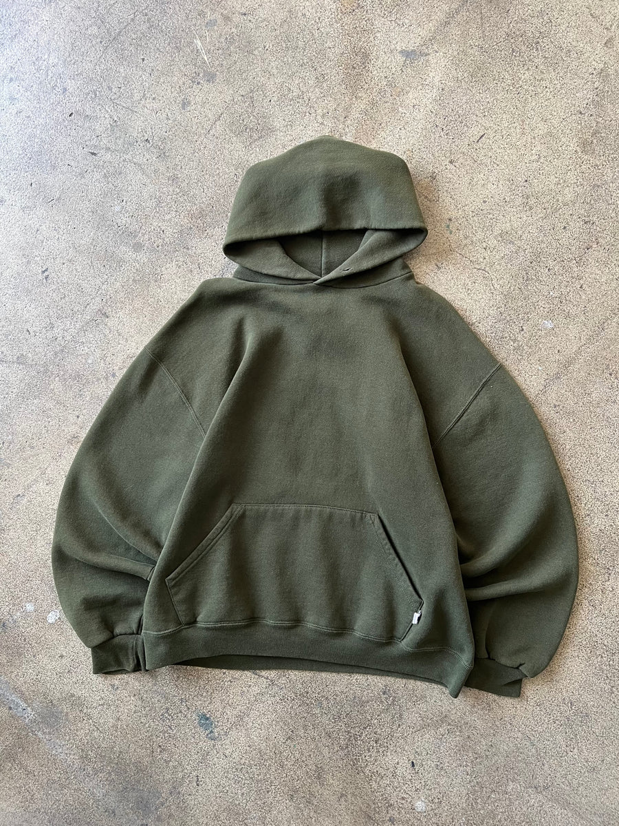 1990s Russell Olive Hoodie