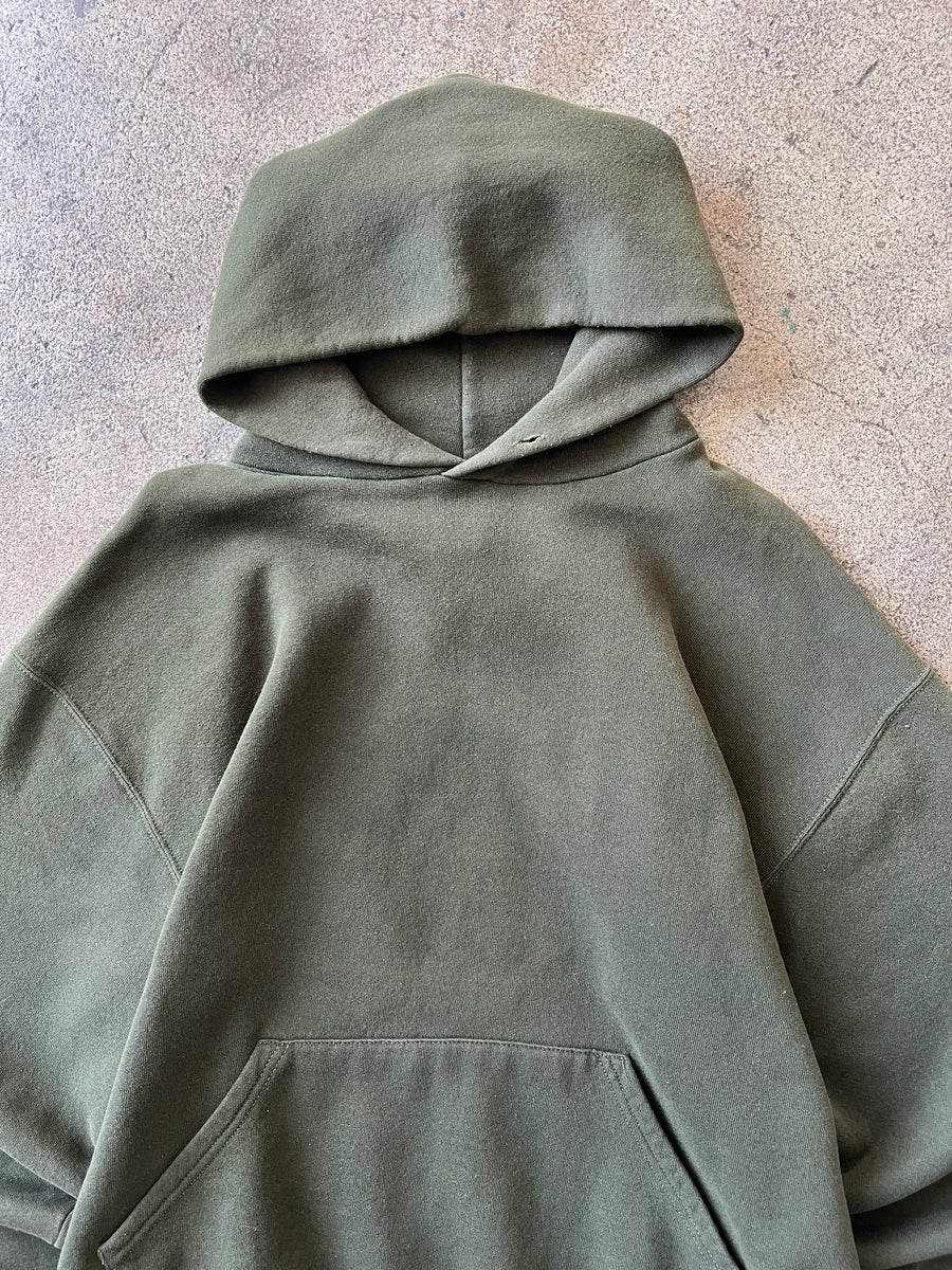 1990s Russell Olive Hoodie