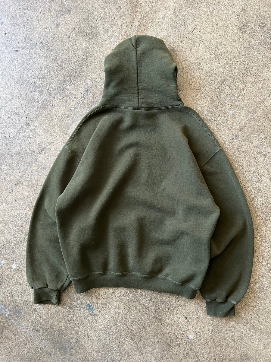 1990s Russell Olive Hoodie