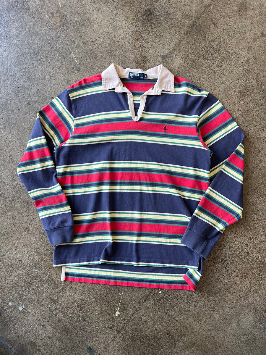 2000s Polo Ralph Lauren Colorful Rugby Shirt