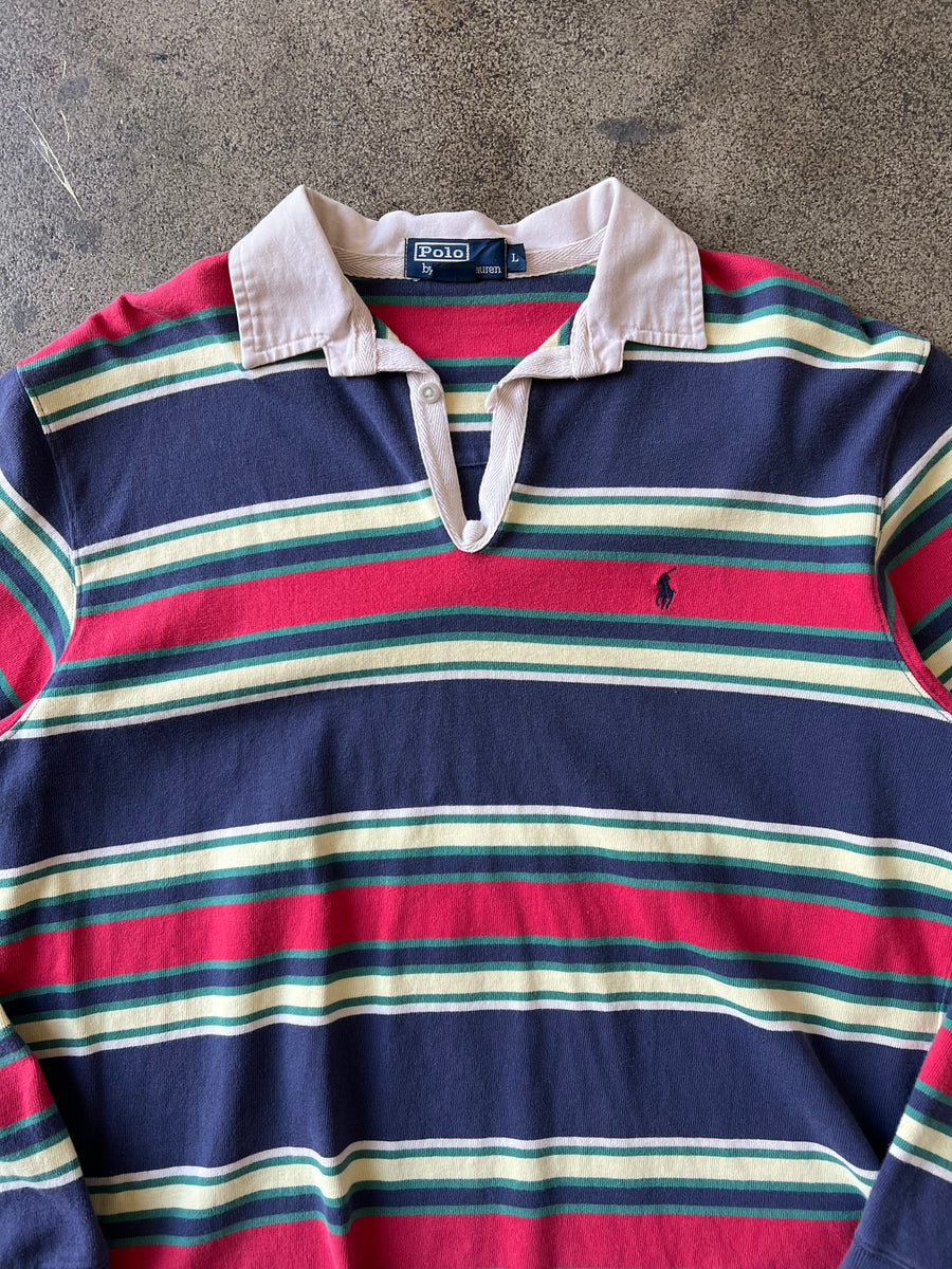 2000s Polo Ralph Lauren Colorful Rugby Shirt