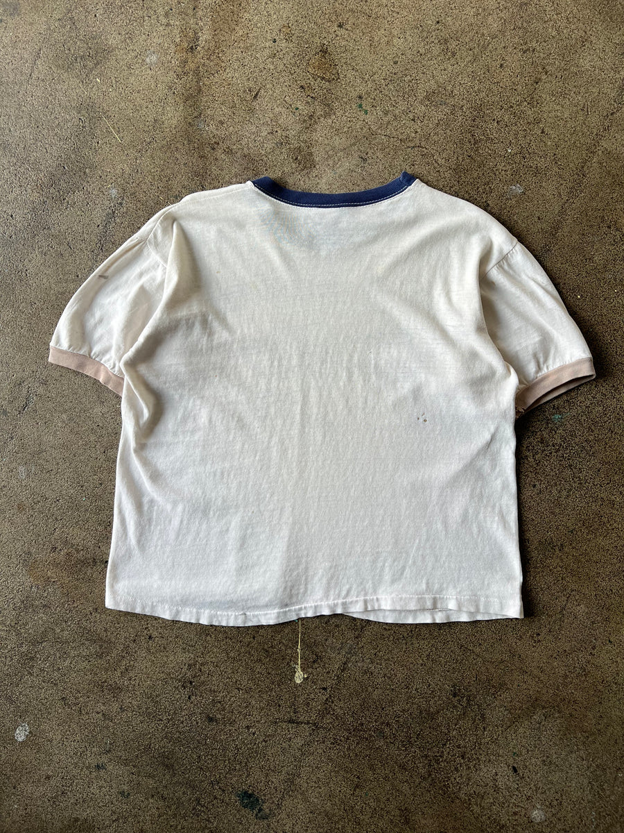 1960s Suzuki of Pittsburgh Three Tone Ringer Tee