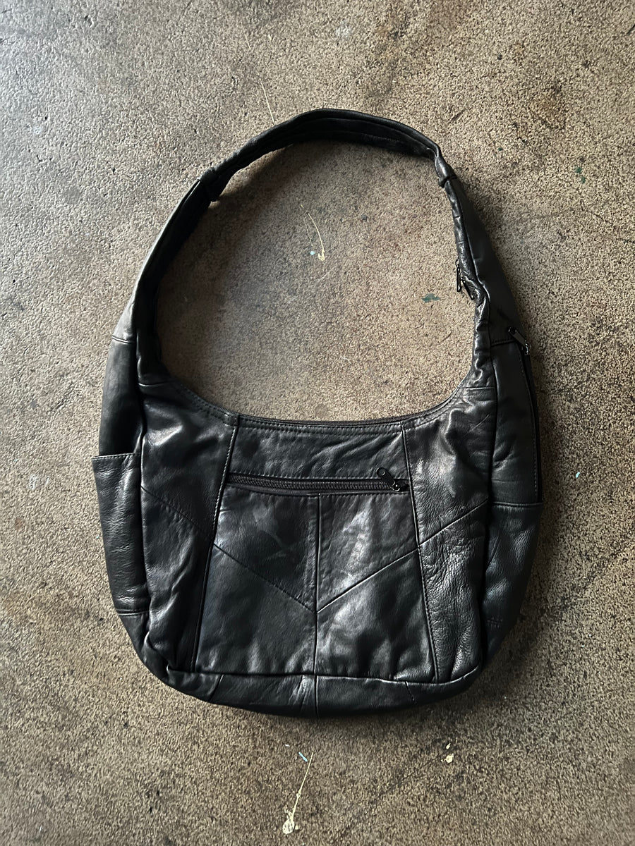 1980s Paneled Leather Bag