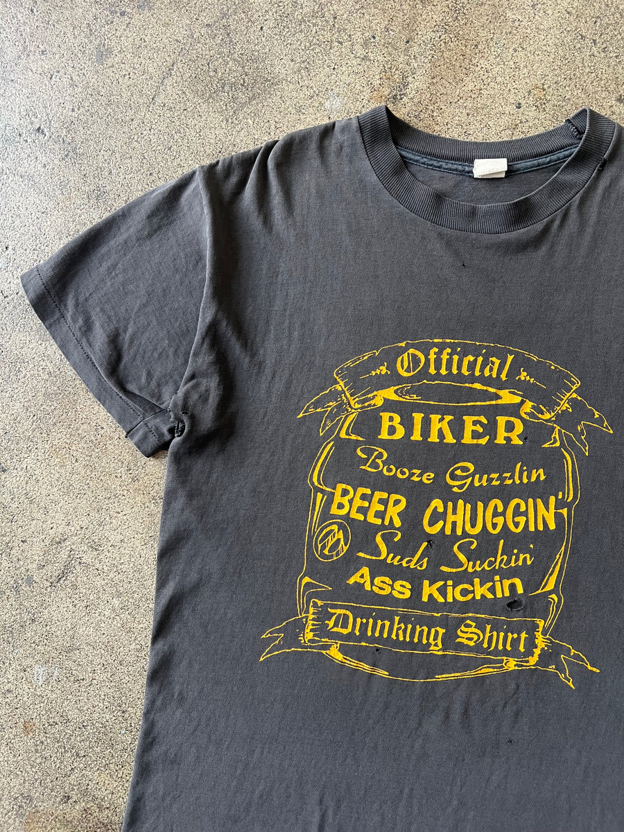 1990s Beer Chuggin' Biker Tee