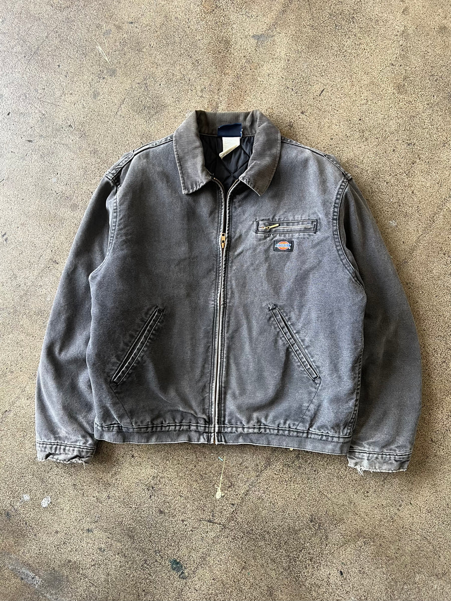 1990s Dickies Faded Black Work Jacket