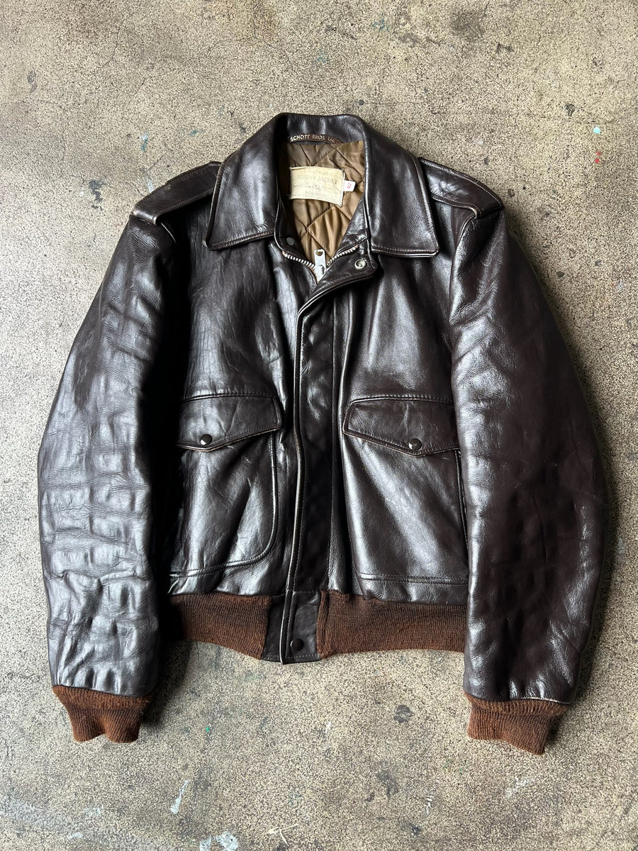 1970s Schott A2 Flight Jacket