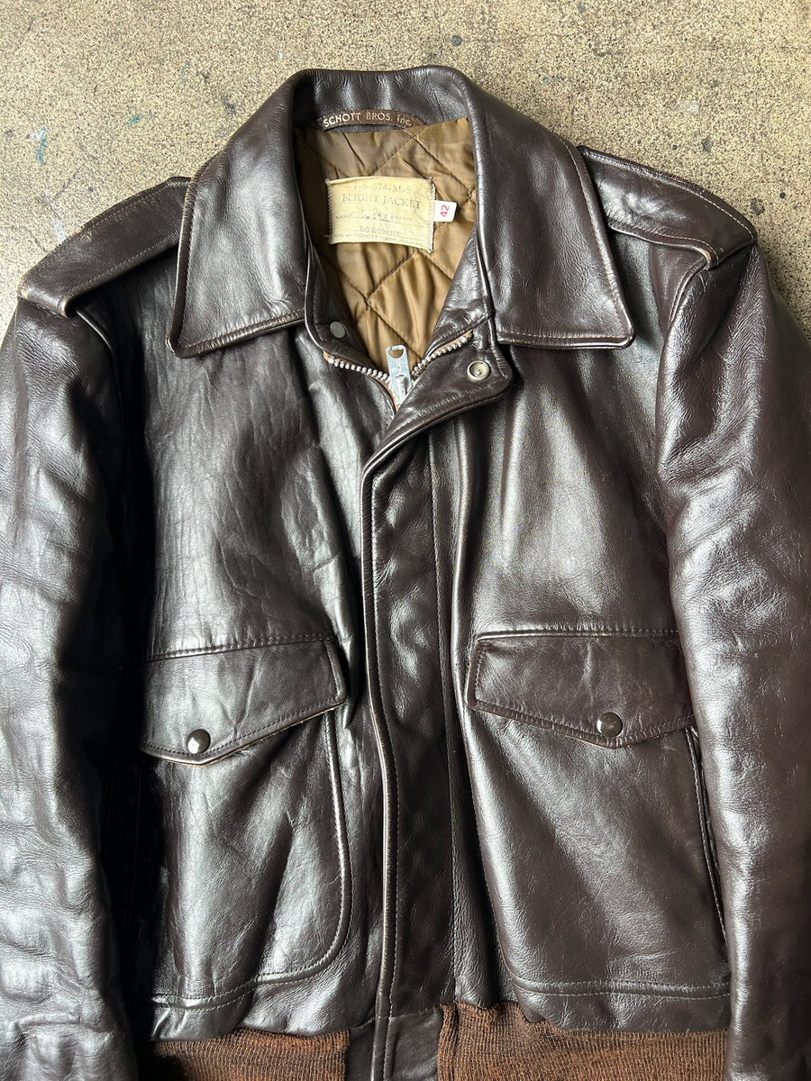 1970s Schott A2 Flight Jacket