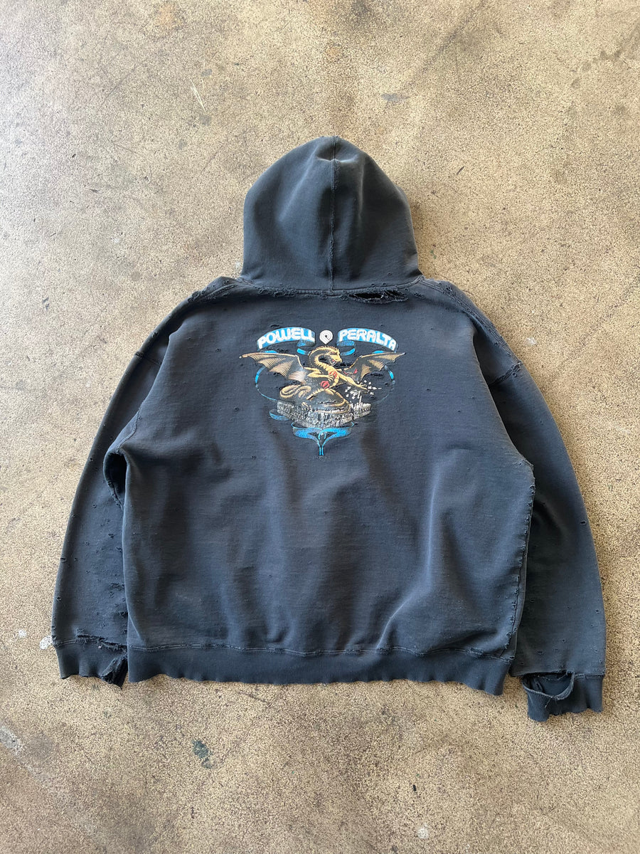 2000s Powell Peralta Thrashed Skate Hoodie