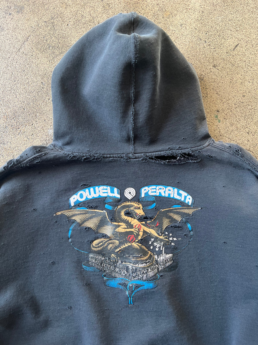 2000s Powell Peralta Thrashed Skate Hoodie