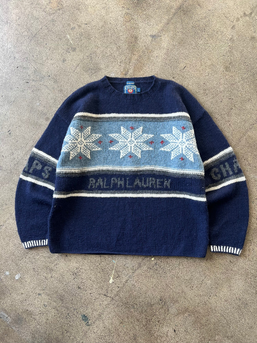 1990s Ralph Lauren Winter Knit Sweater