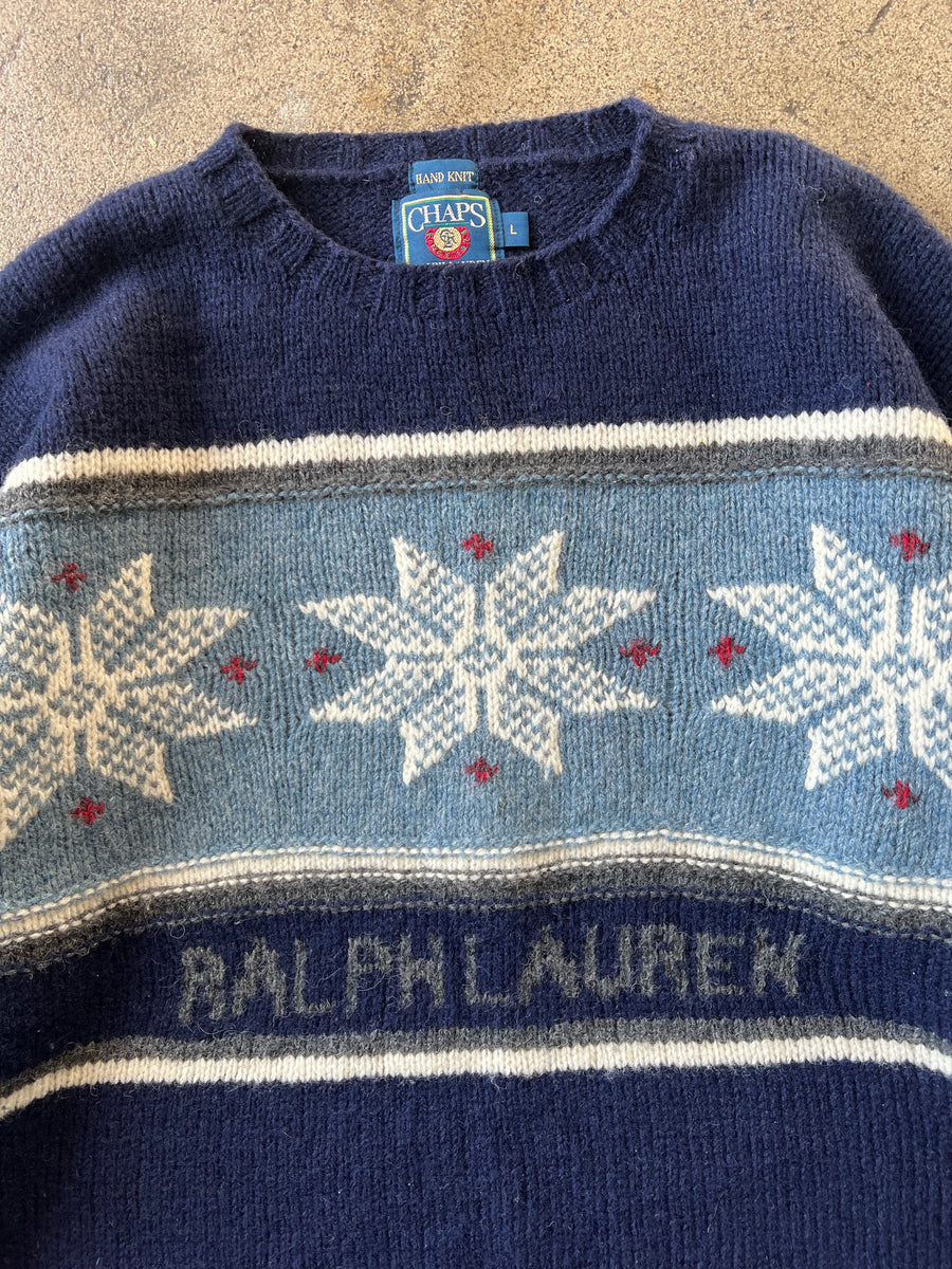 1990s Ralph Lauren Winter Knit Sweater