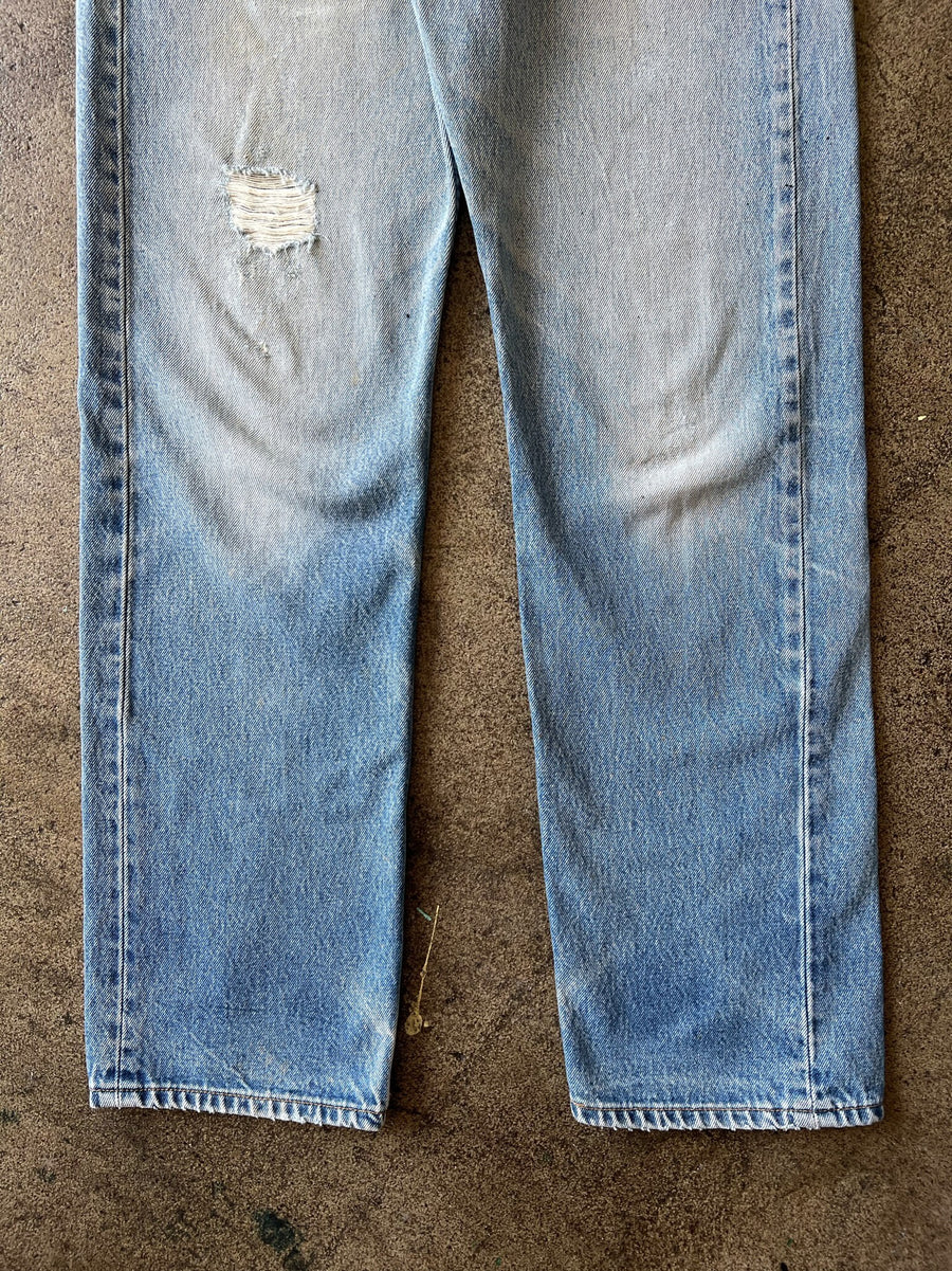 Early 2000s Levi's 501xx Faded + Distressed Jeans 31