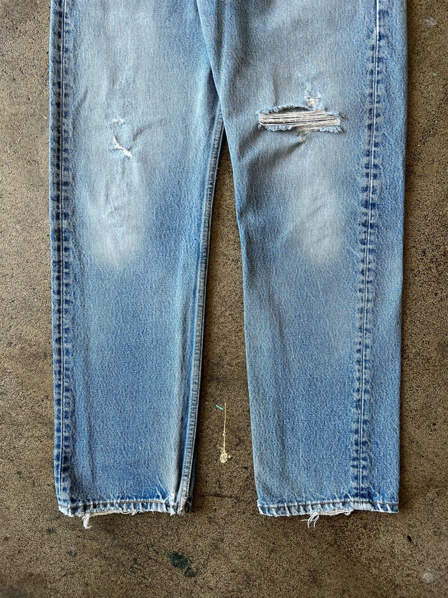 1990s Levi's 501xx Faded + Distressed Jeans 31