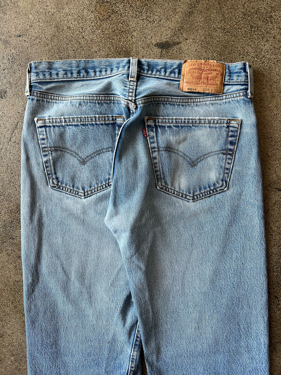 1990s Levi's 501xx Faded + Distressed Jeans 31