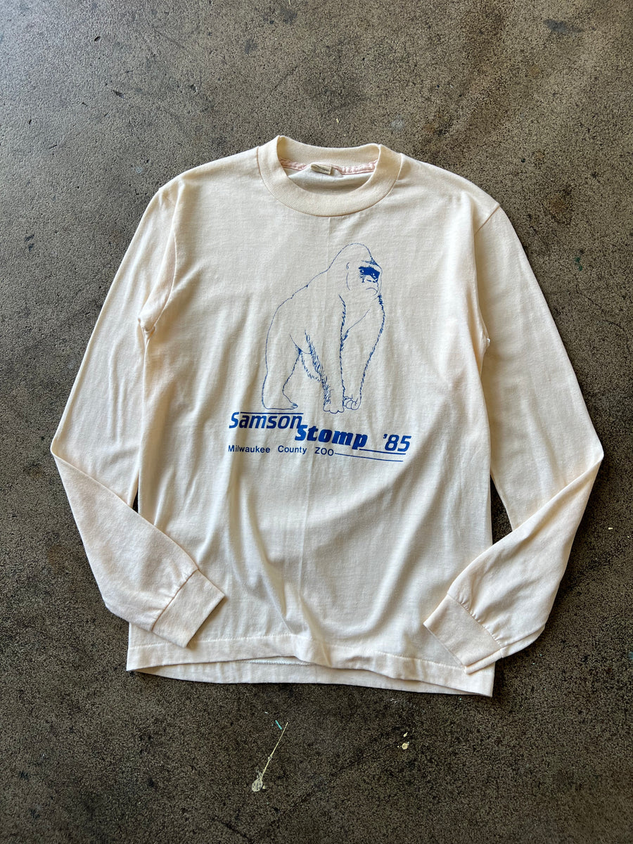 1980s Milwaukee County Zoo Samson Stomp Longsleeve Tee