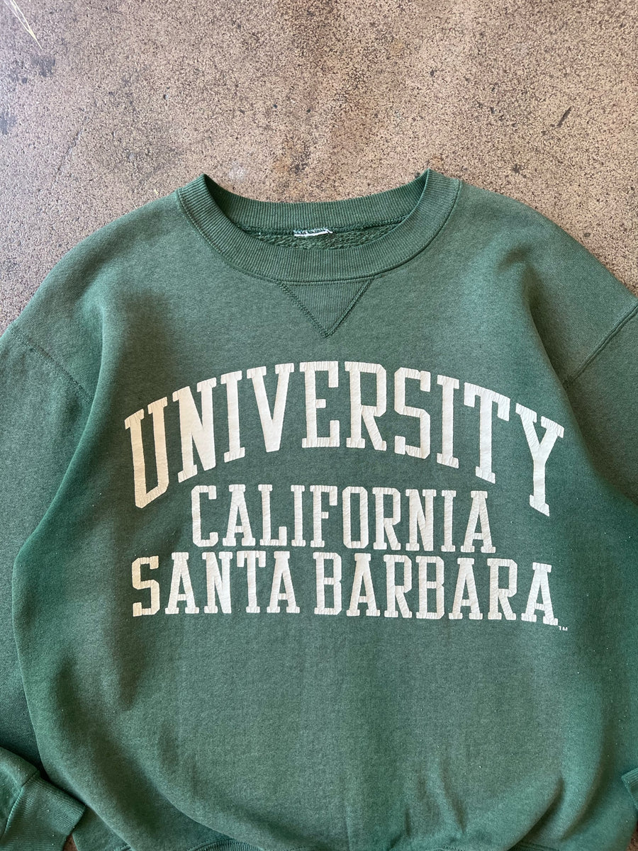 1990s Russell UCSB Sun Faded Crewneck